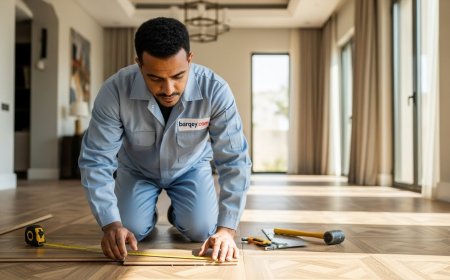 تركيب باركية حي الملقا بالرياض