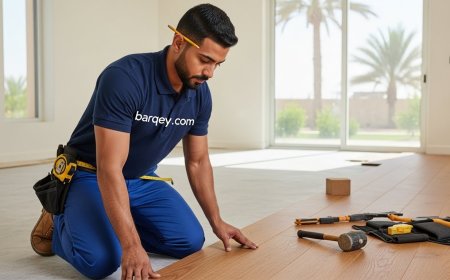 تركيب باركية حي الصحافة بالرياض